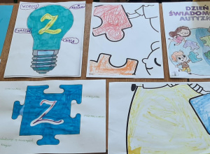 Konkurs plastyczny z okazji Dnia Autyzmu pt. "Puzzel lub żarówka"