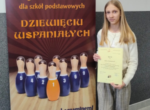 III miejsce w Ogólnołódzkim Konkursie "Dziewięciu Wspaniałych"