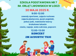Plakat piknik szkolny