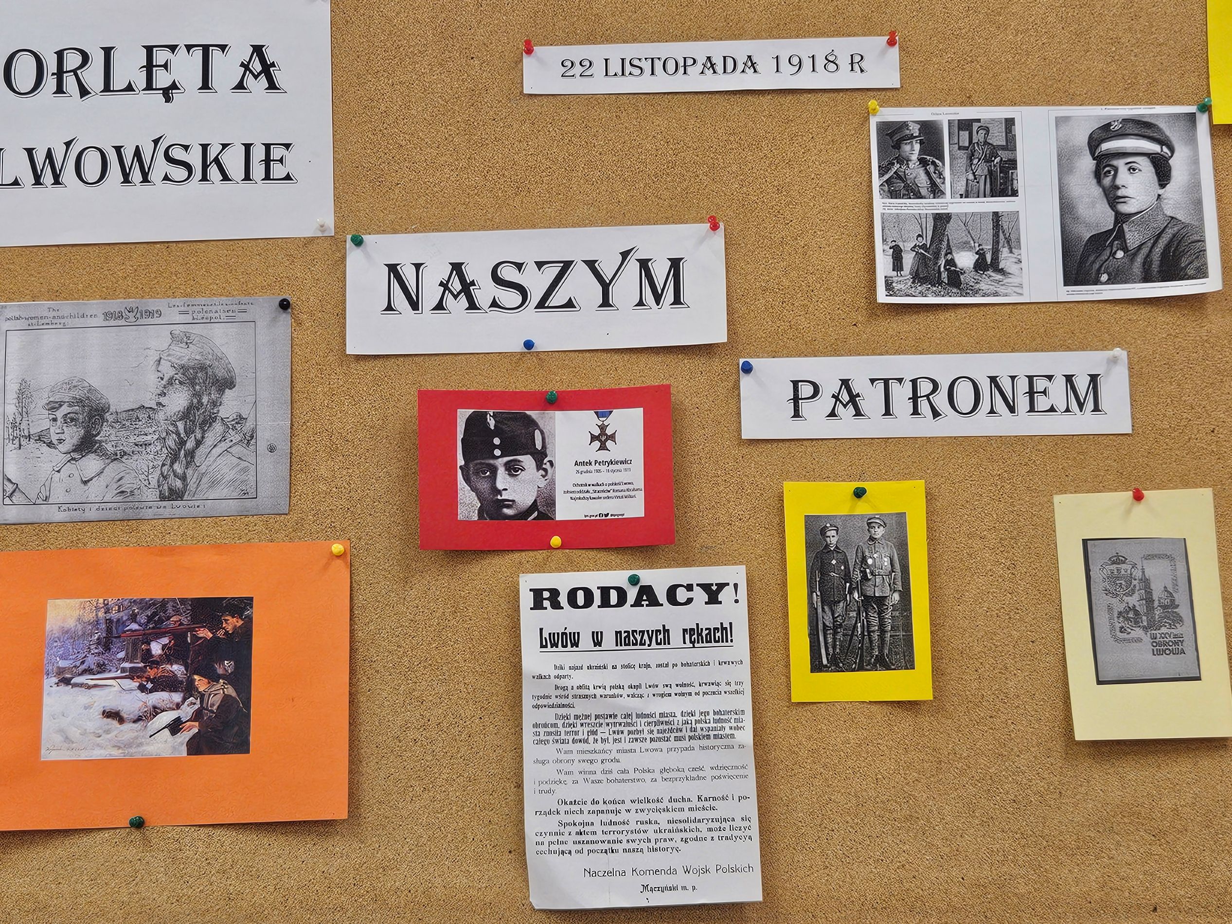 Tablica tematyczne - Orlęta Lwowskie