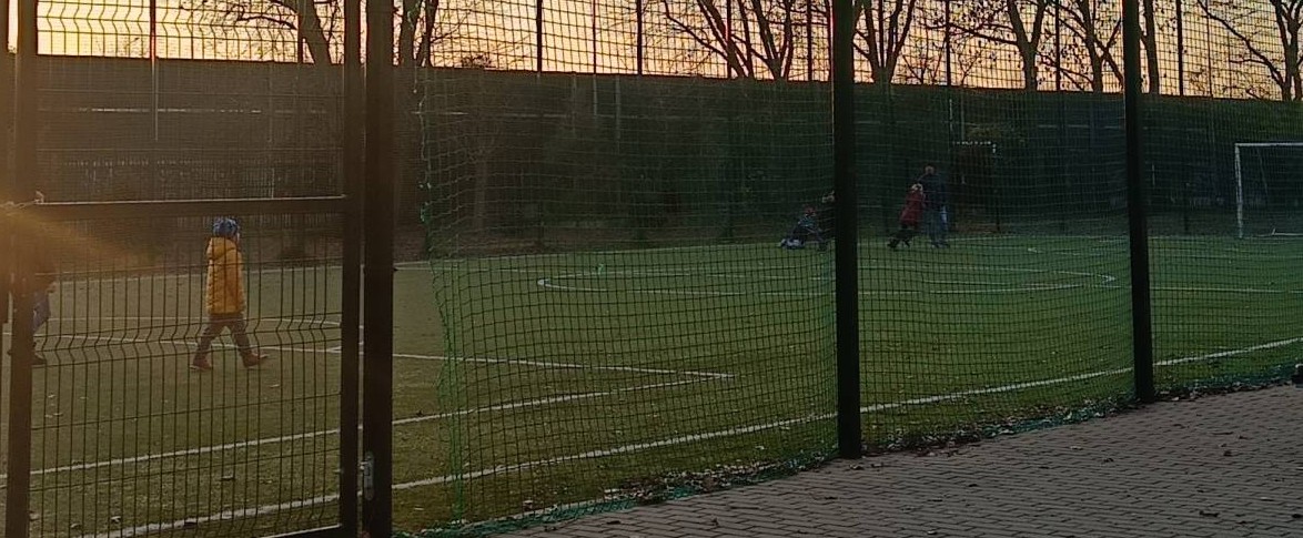 Zabawa ruchowa piłka w grze ze Starego Lwowa w grupie