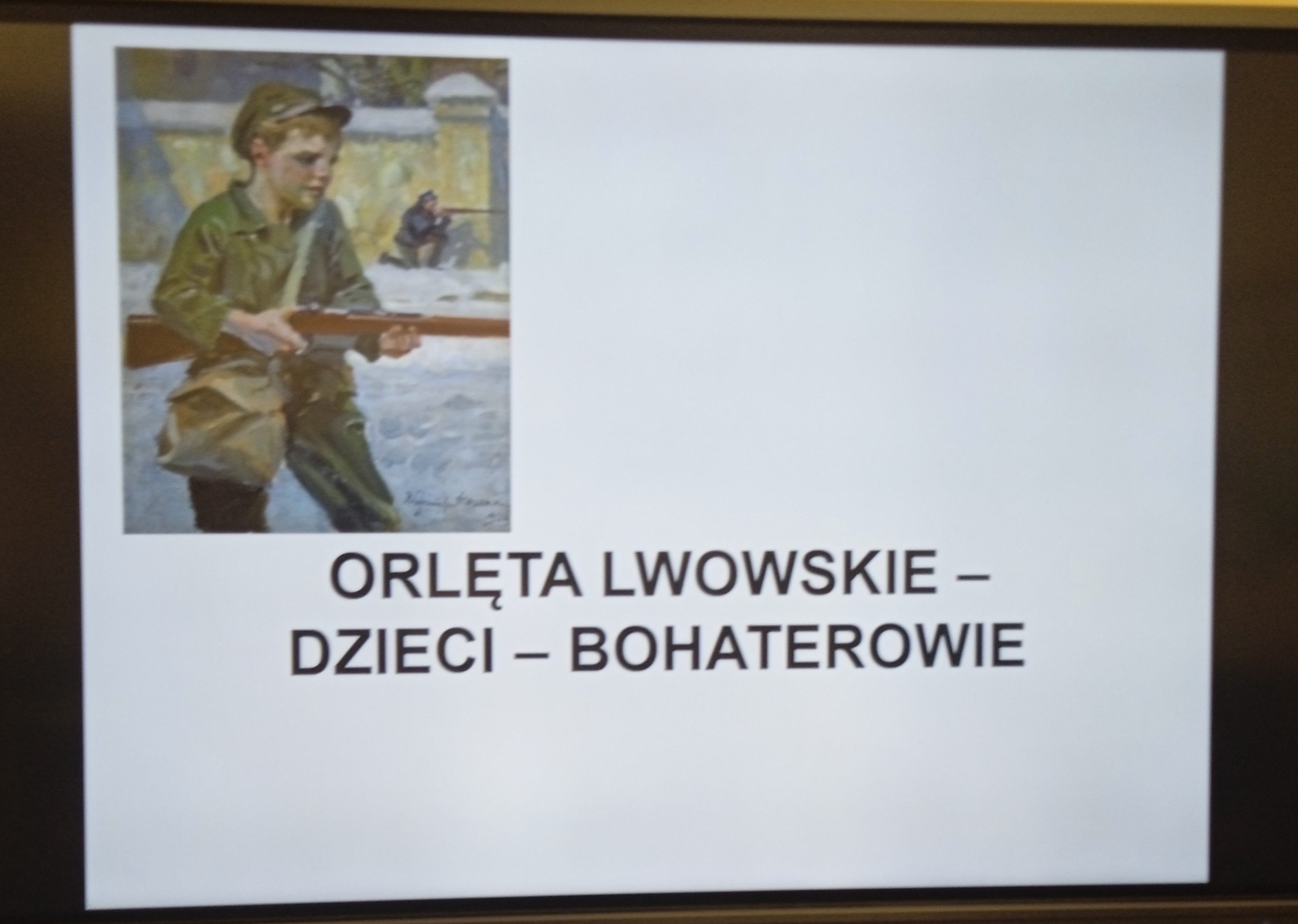 Slajd z prezentacji komputerowej