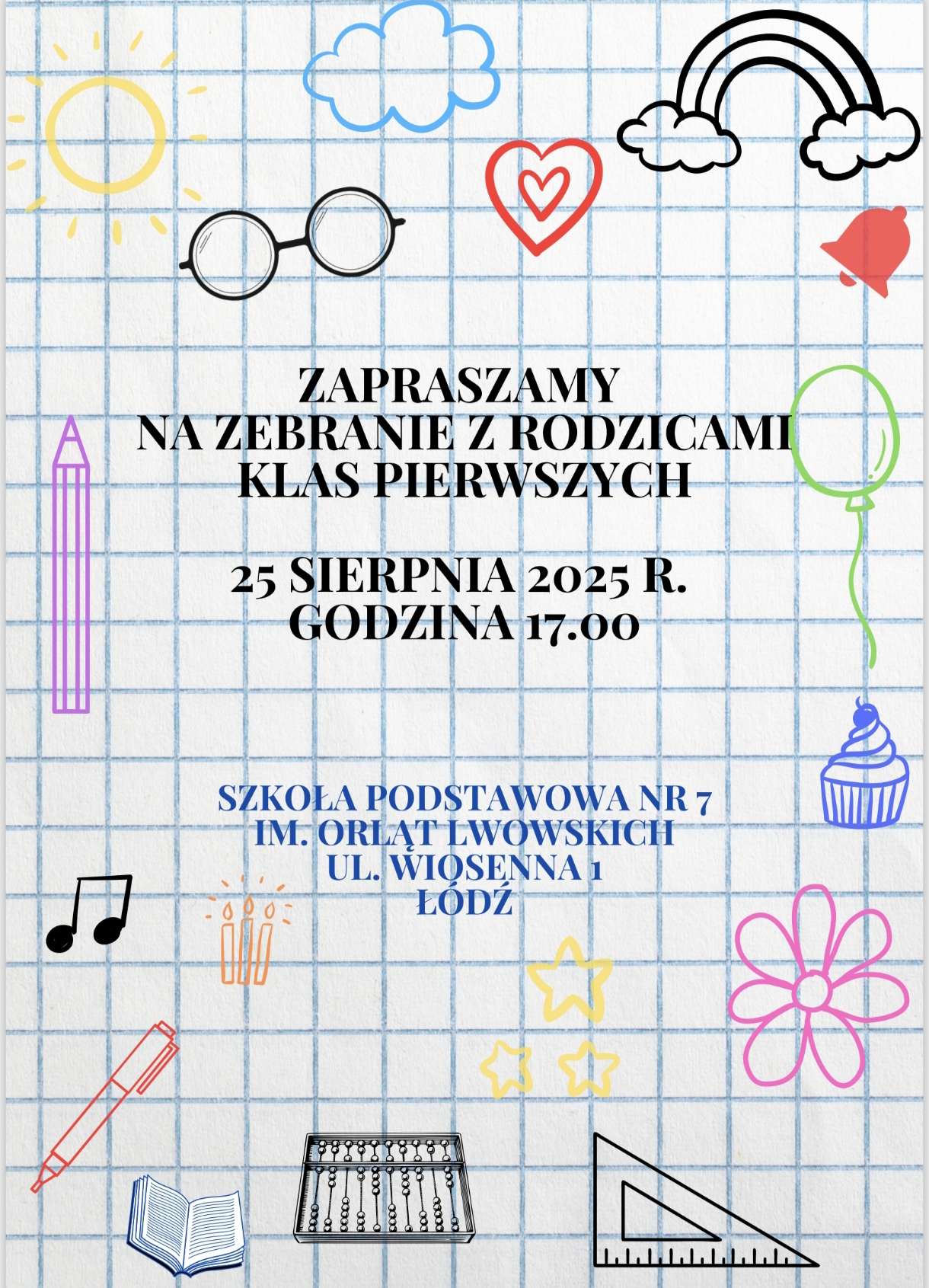 Informacje o zebraniu z rodzicami