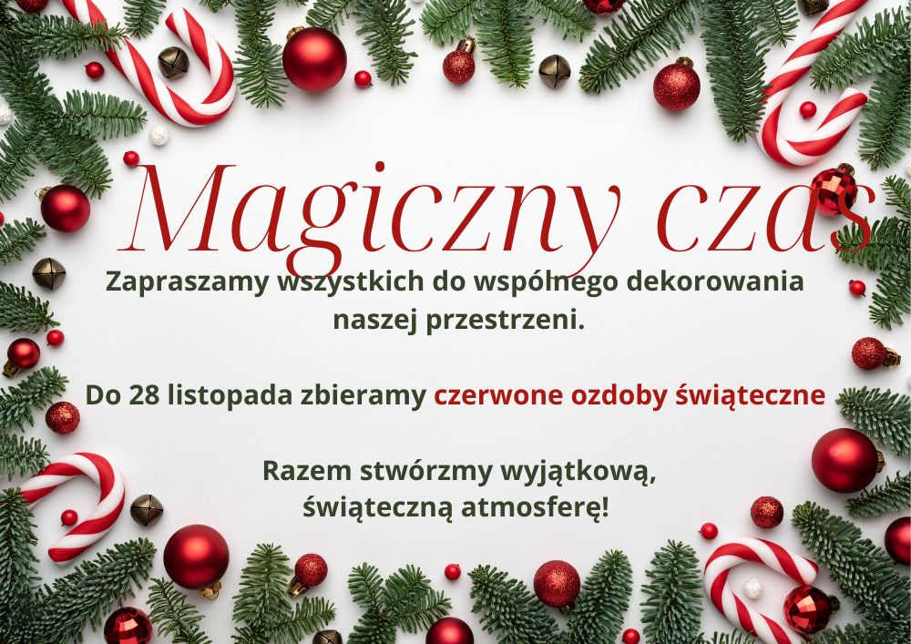 Zbieramy czerwone ozdoby świąteczne