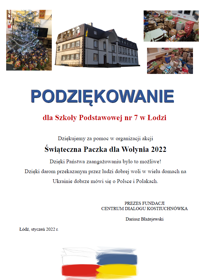 Świąteczna paczka do Wołynia