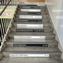 Naklejki na schodach