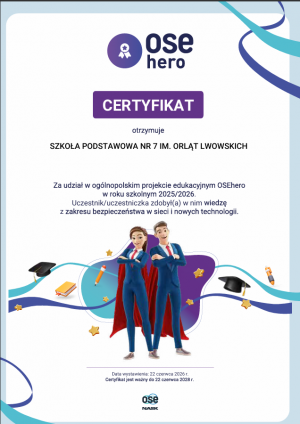Certyfikat OSEhero