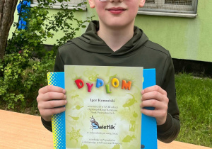 Uczeń z dyplomem