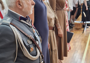Podczas Hymnu państwowego