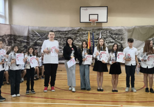 Nagrodzeni uczniowie za Konkurs Plastyczny