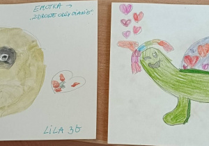 Praca plastyczna emotikona zdrowe odżywianie