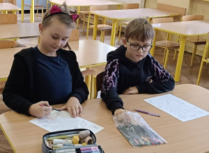 Zajęcia świetlicowe pt. "Jesienne warzywa w koszyku"