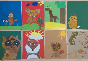 Prace plastyczne uczniów