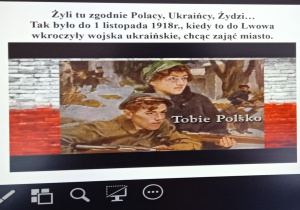 Slajd z prezentacji o Orlętach