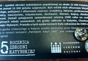 Informacje o Katyniu