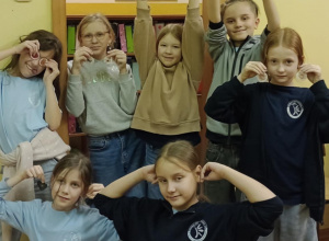 Decoupage na kole plastycznym