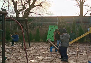 Pogoda sprzyjała dziś na zabawy na świeżym powietrzu