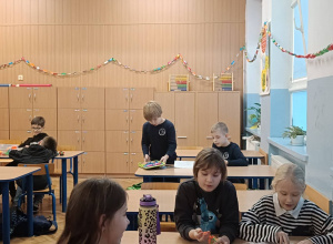 Zajęcia świetlicowe pt. "Mój sposób na zimową zabawę"