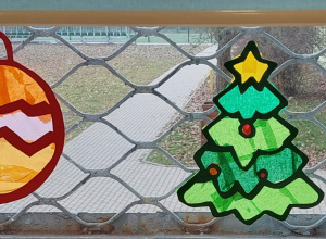 Świąteczna magia witraży