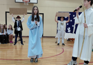 Józef i Maryja szukający noclegu