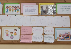 Tablica w świetlicy o nieśmiałości szkoła włączająca