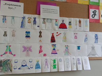 Projektantem być... - projekty strojów klas siódmych