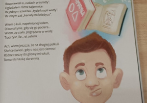 Wiersz, który czytały dzieci podczas zajęć
