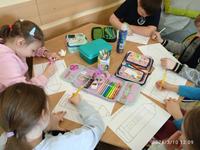 Świetlicowy konkurs plastyczny "Słowa mają moc"