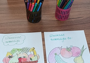 Praca plastyczna nowalijki wiosenne