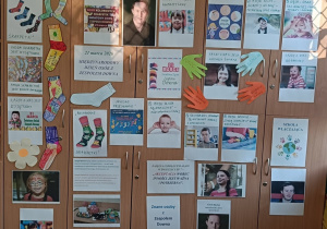 Gazetka tematyczna do zajęć uspołeczniających o Zespole Downa