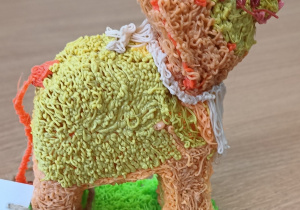 Praca plastyczna - lew