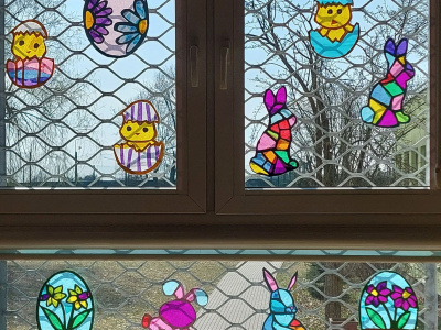 Podsumowanie konkursu plastycznego pt. "Witraż Wielkanocny"