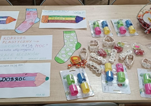 Upominki i prace plastyczne za konkurs Słowa mają moc