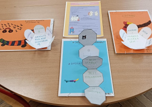 Prace plastyczne o przygodach nowego Muminka