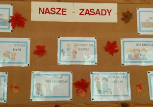Tablica z zasadami