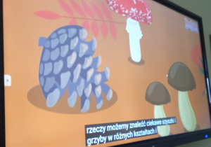 Tablica z darami jesieni