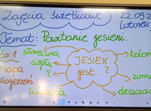 Powitanie jesieni - czyli jesienne drzewo