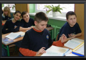 Uczniowie klasy 6c w roku szkolnym 2009/2010