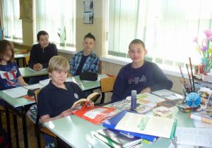 Uczniowie klasy 6b w roku szkolnym 2011/2012
