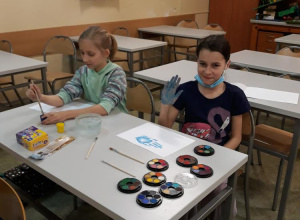 Koło plastyczne myślami z Ukrainą