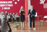 Uczniowie podczas przedstawienia - Pytanie na śniadanie - Lena Czekalska i Sebastian Zyśk