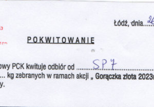 Pokwitowanie PCK