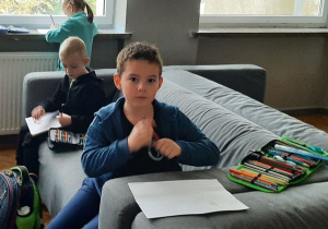 Dzieci rysują ulubiony sport